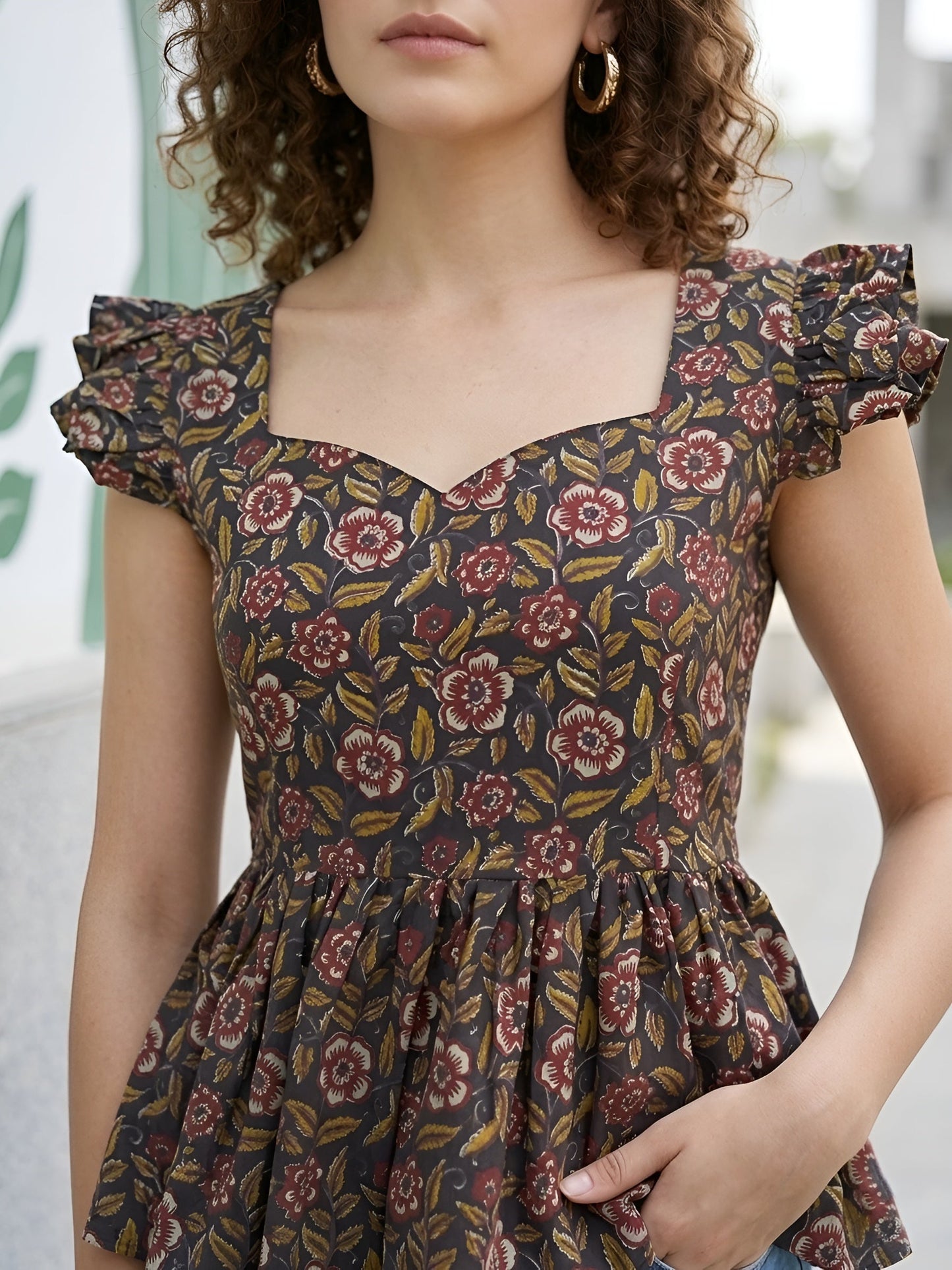 Printed Stylish Crop Top