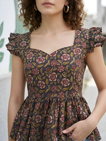 Printed Stylish Crop Top