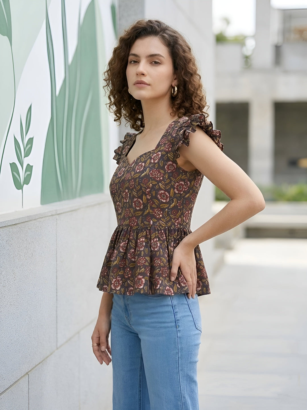 Printed Stylish Crop Top