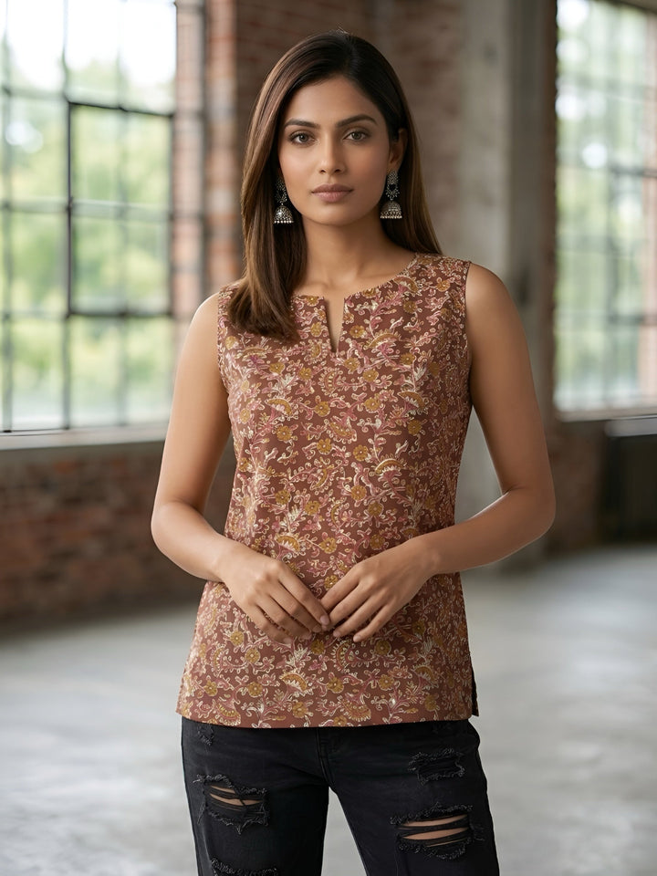 Printed Stylish Crop Top
