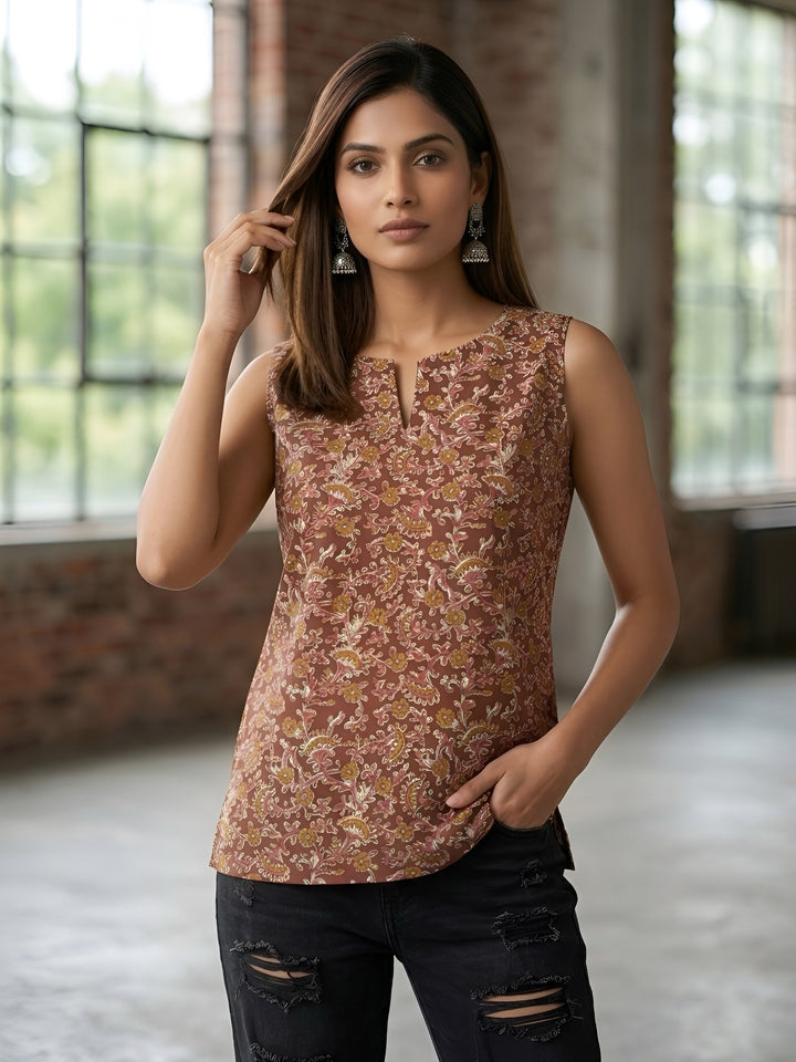 Printed Stylish Crop Top