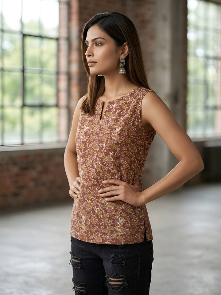Printed Stylish Crop Top
