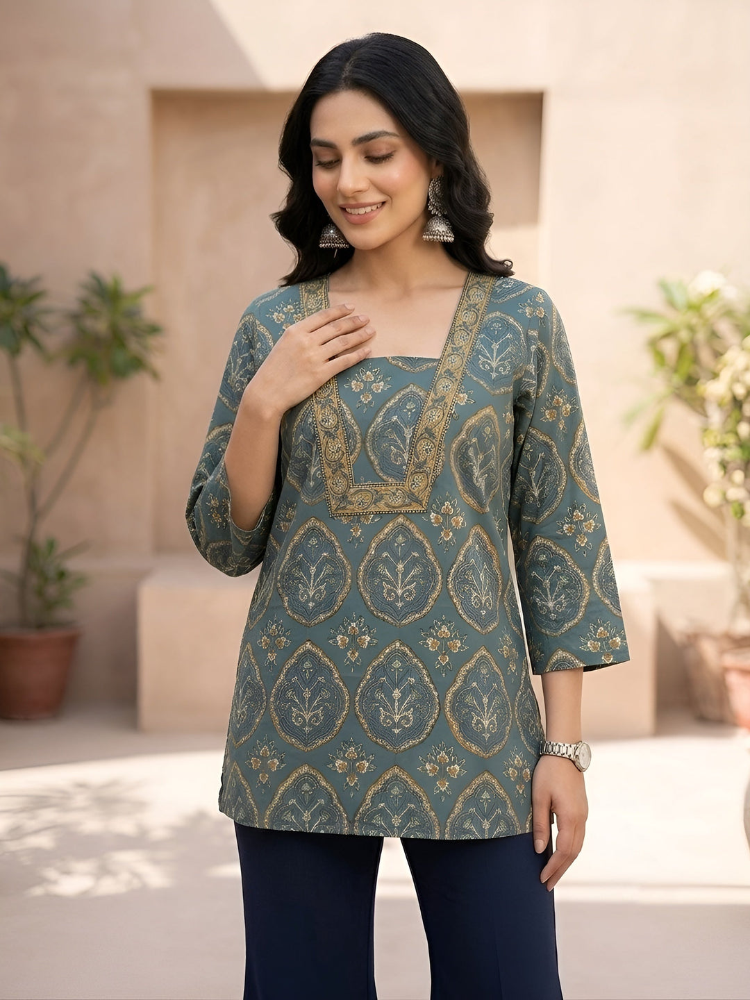 Printed Straight Tunic