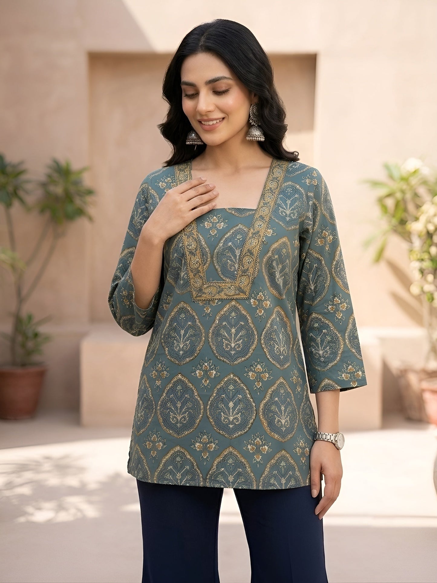 Printed Straight Tunic