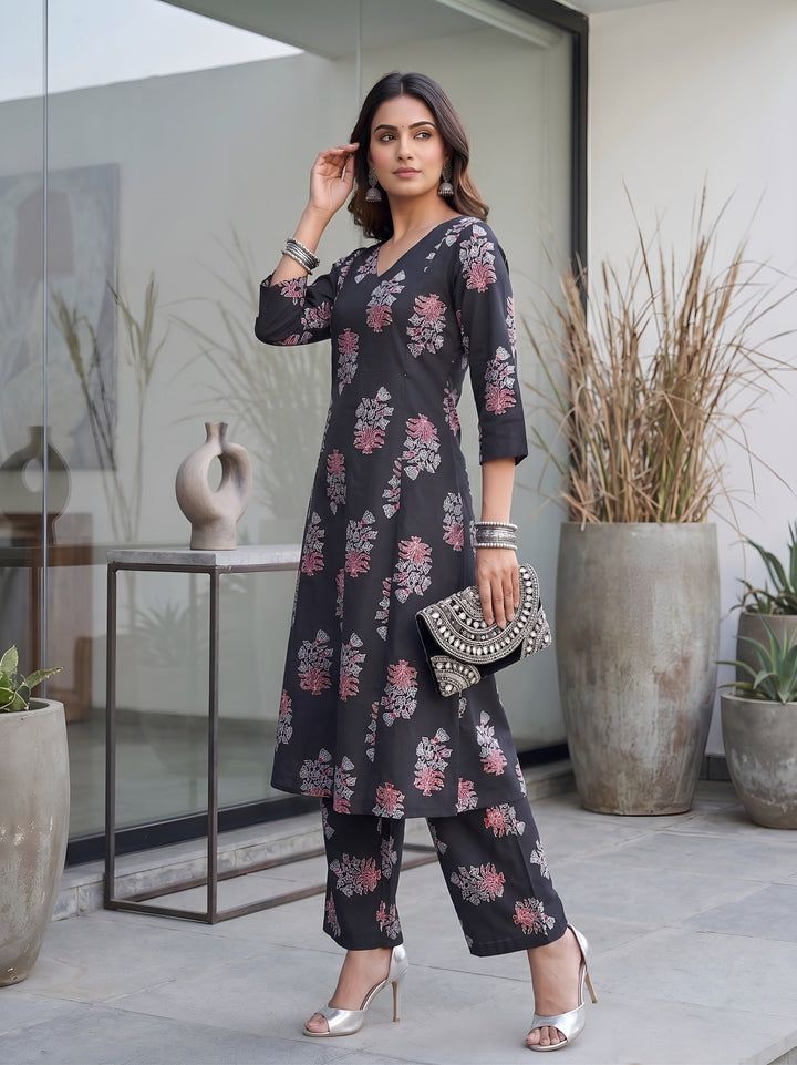 Printed Two Piece Rayon Co-ord Set
