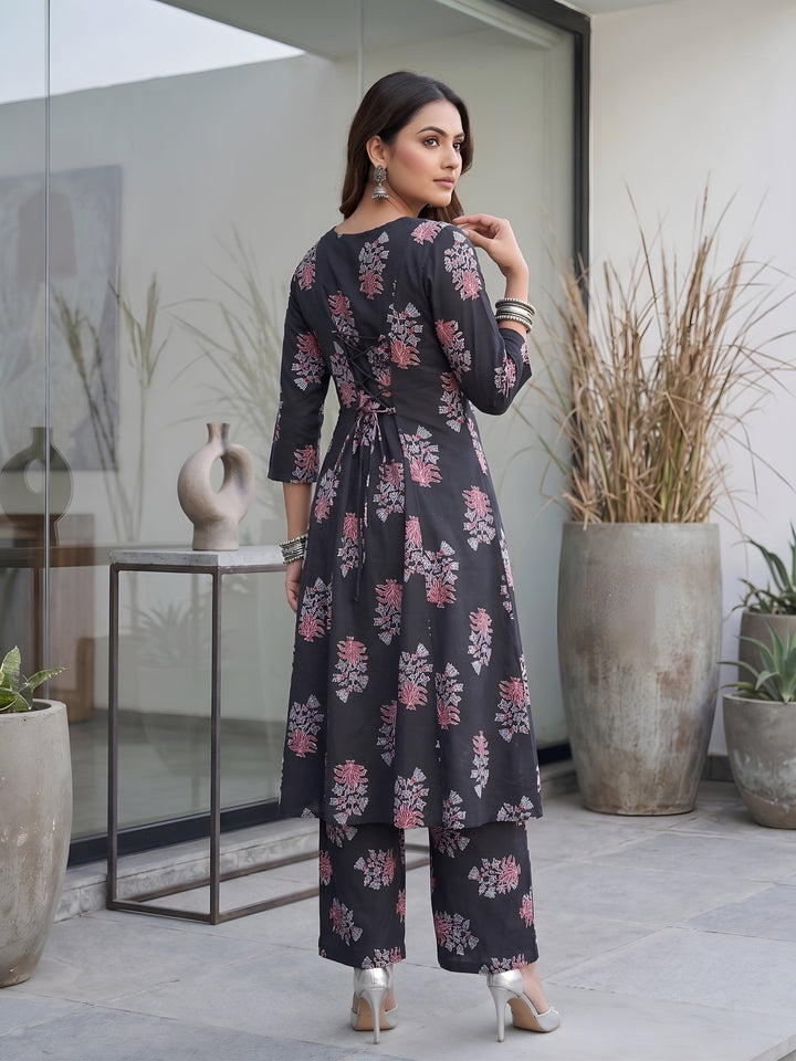 Printed Two Piece Rayon Co-ord Set