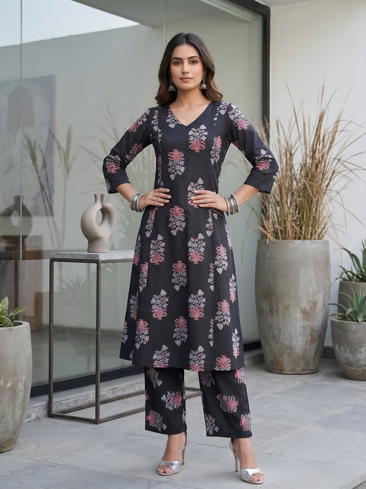 Printed Two Piece Rayon Co-ord Set