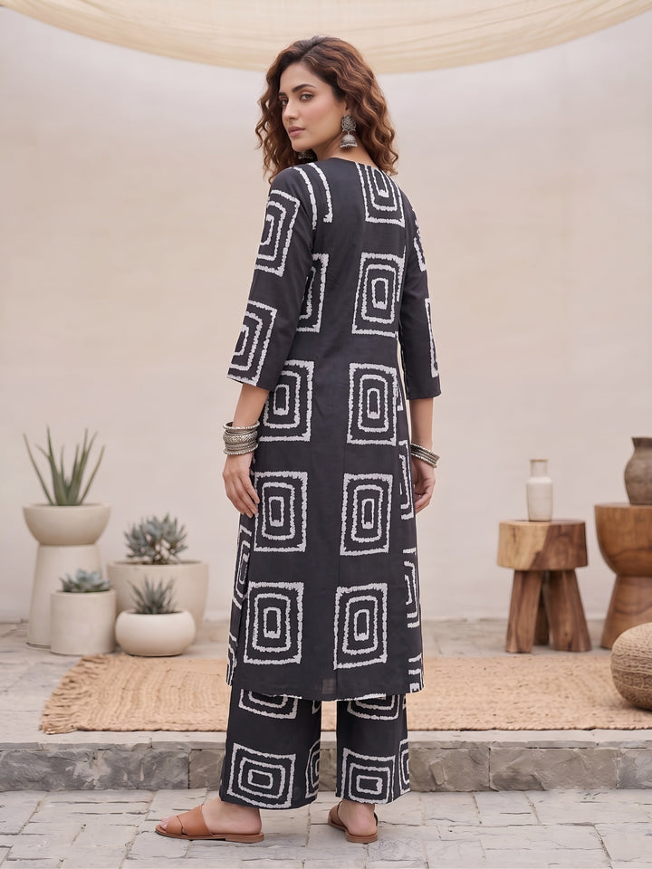 Printed Two Piece Rayon Co-ord Set