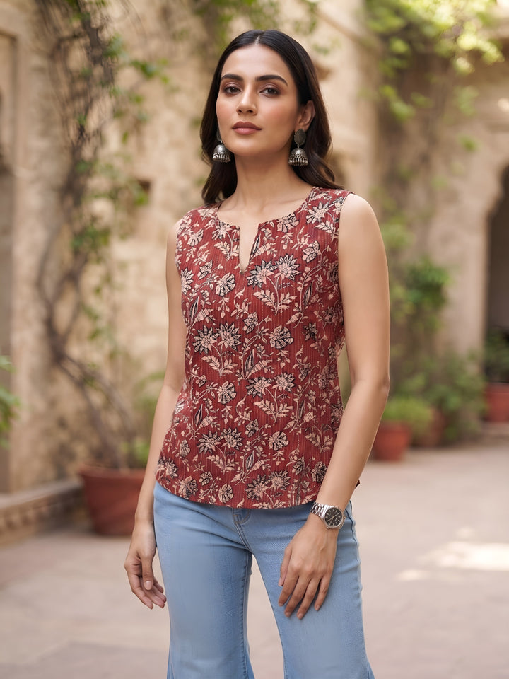 Printed Trendy Top