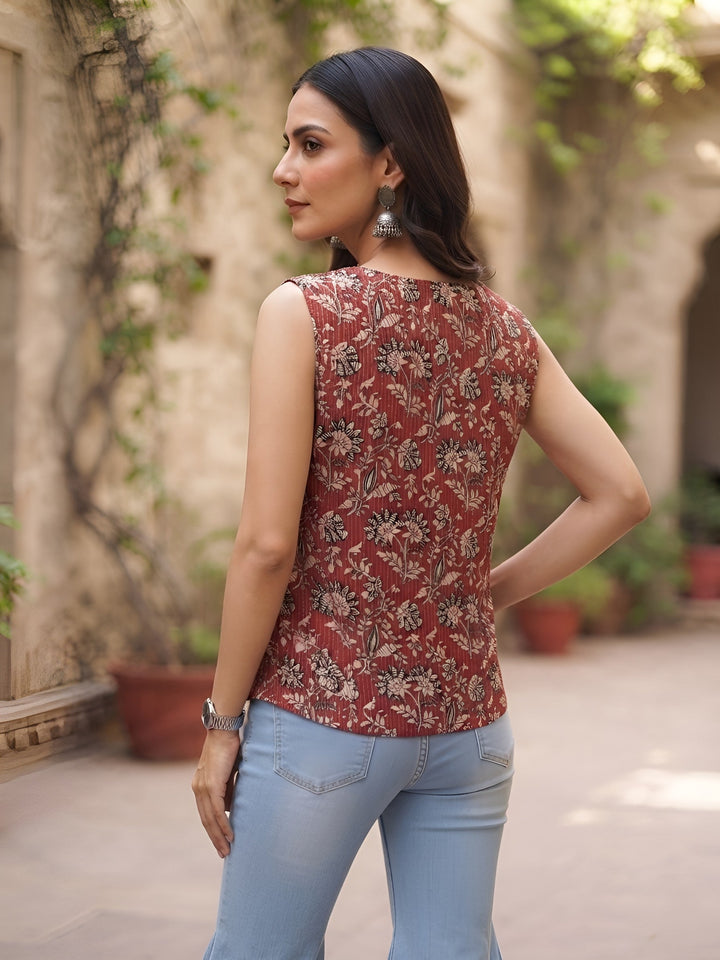 Printed Trendy Top