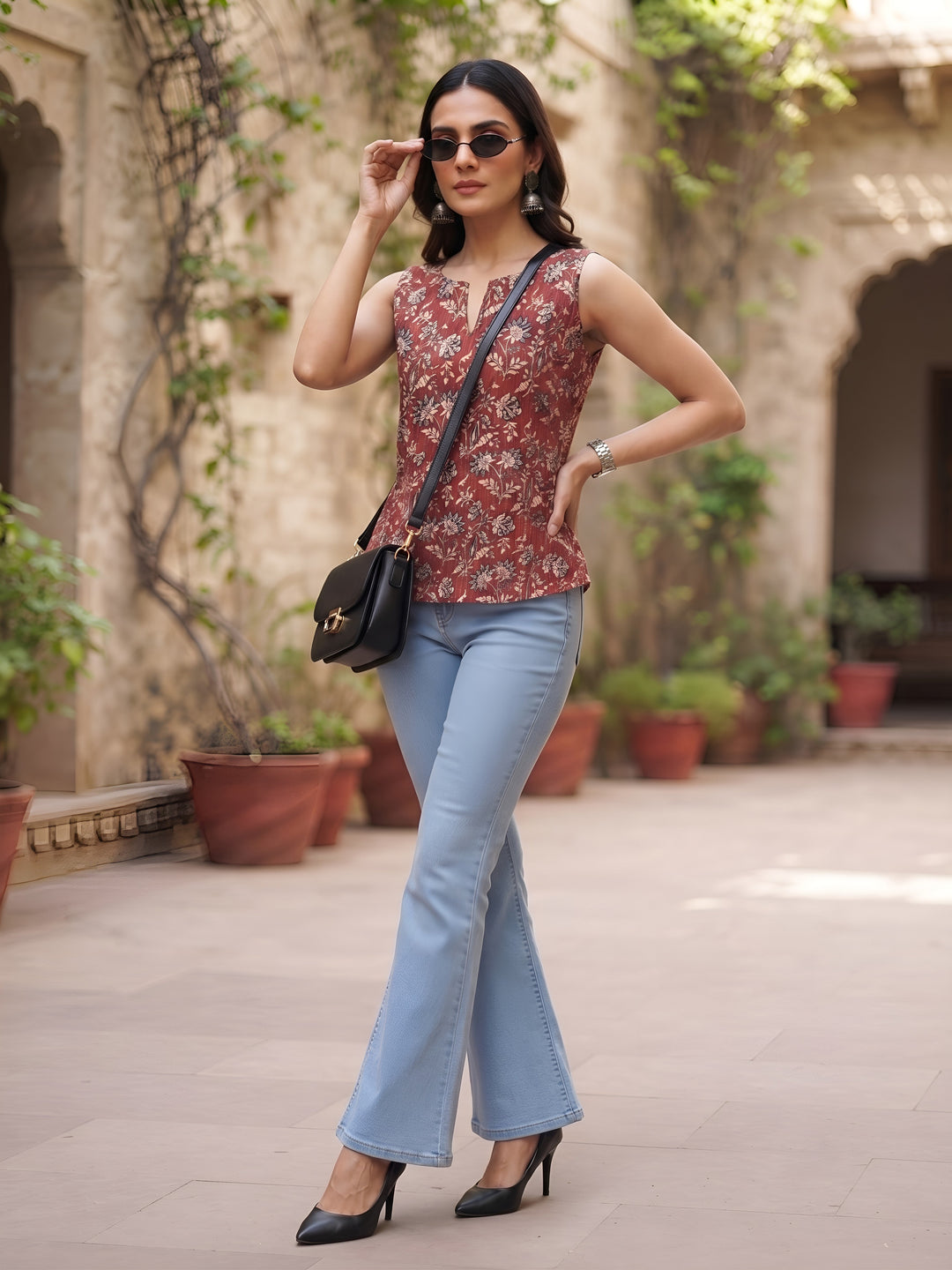 Printed Trendy Top