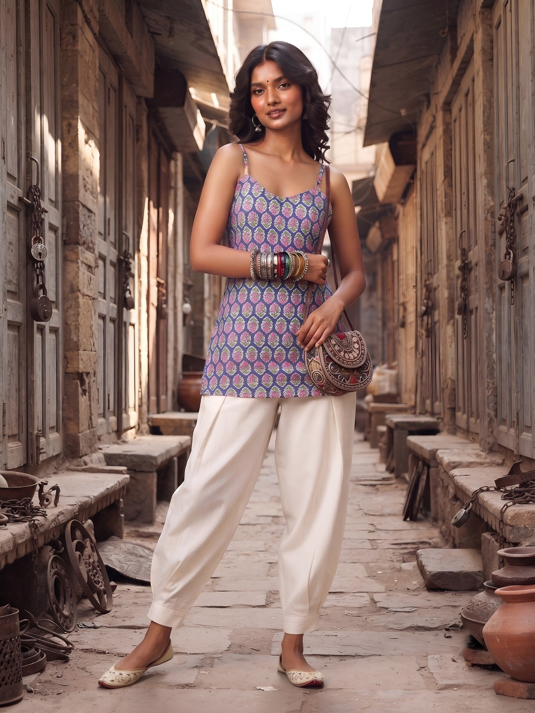 Printed Straight Kurti
