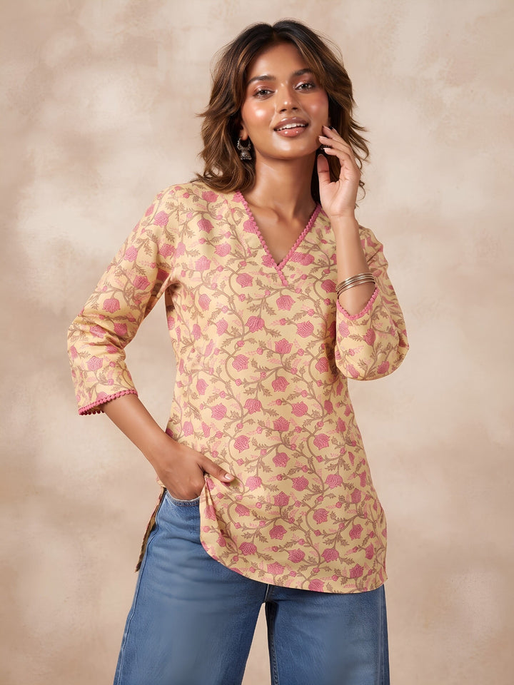Printed Straight Kurti
