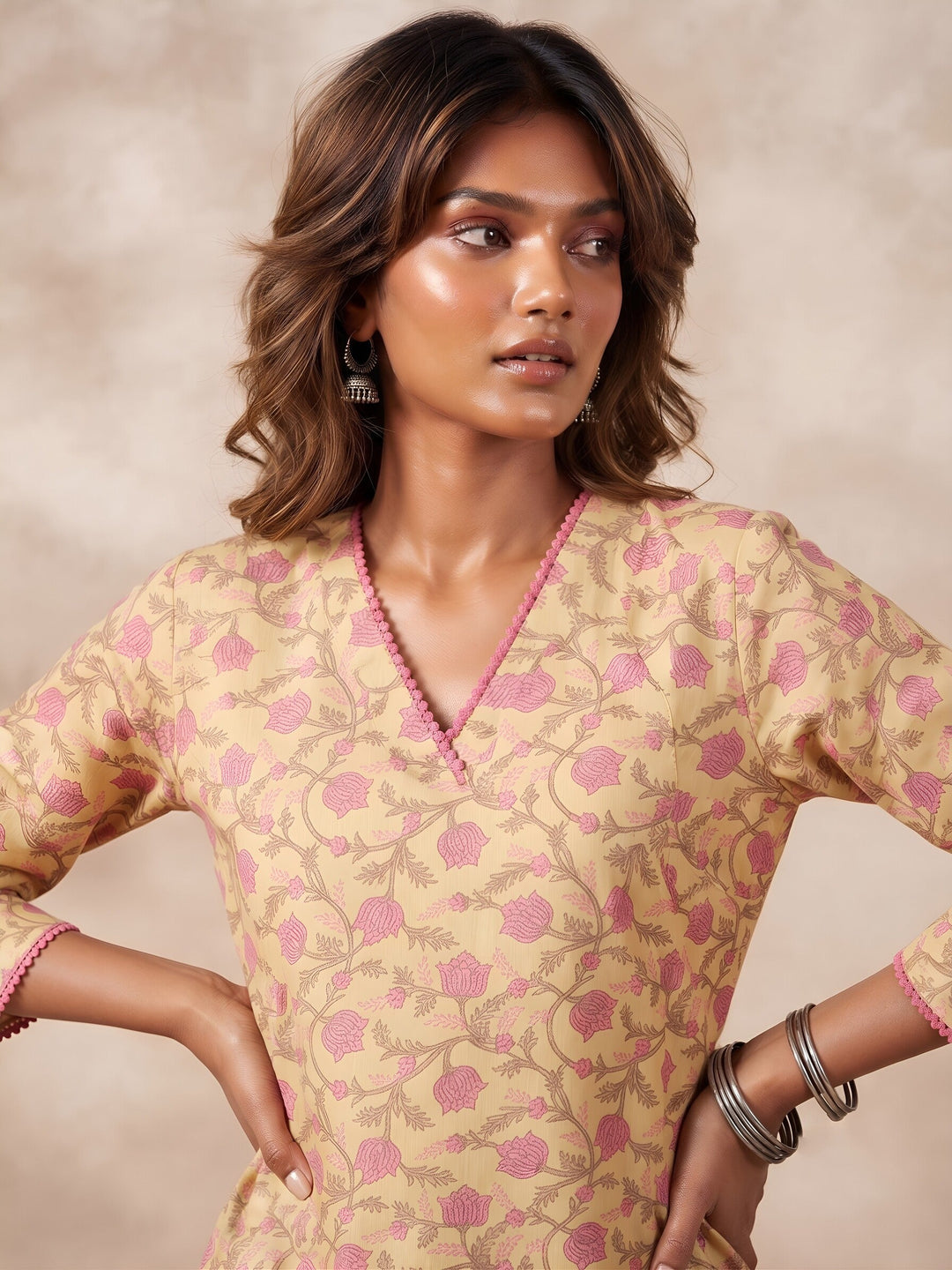 Printed Straight Kurti