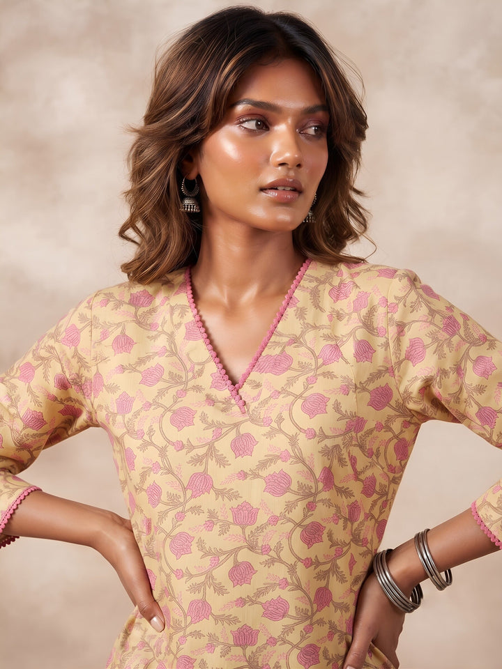 Printed Straight Kurti