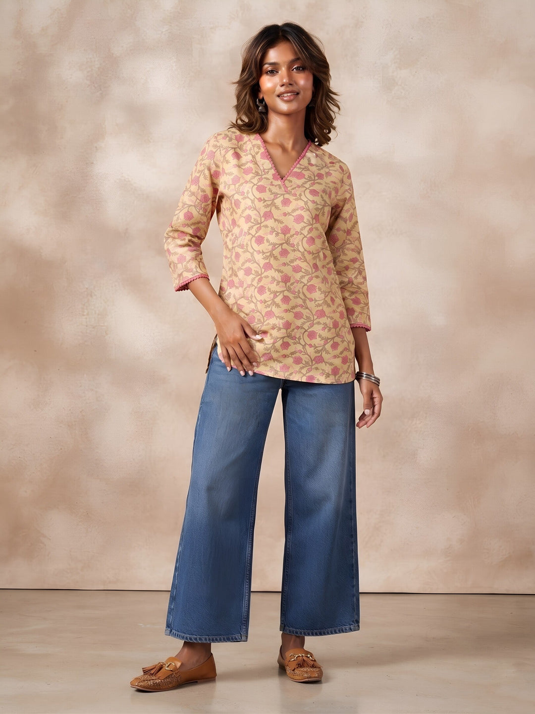 Printed Straight Kurti