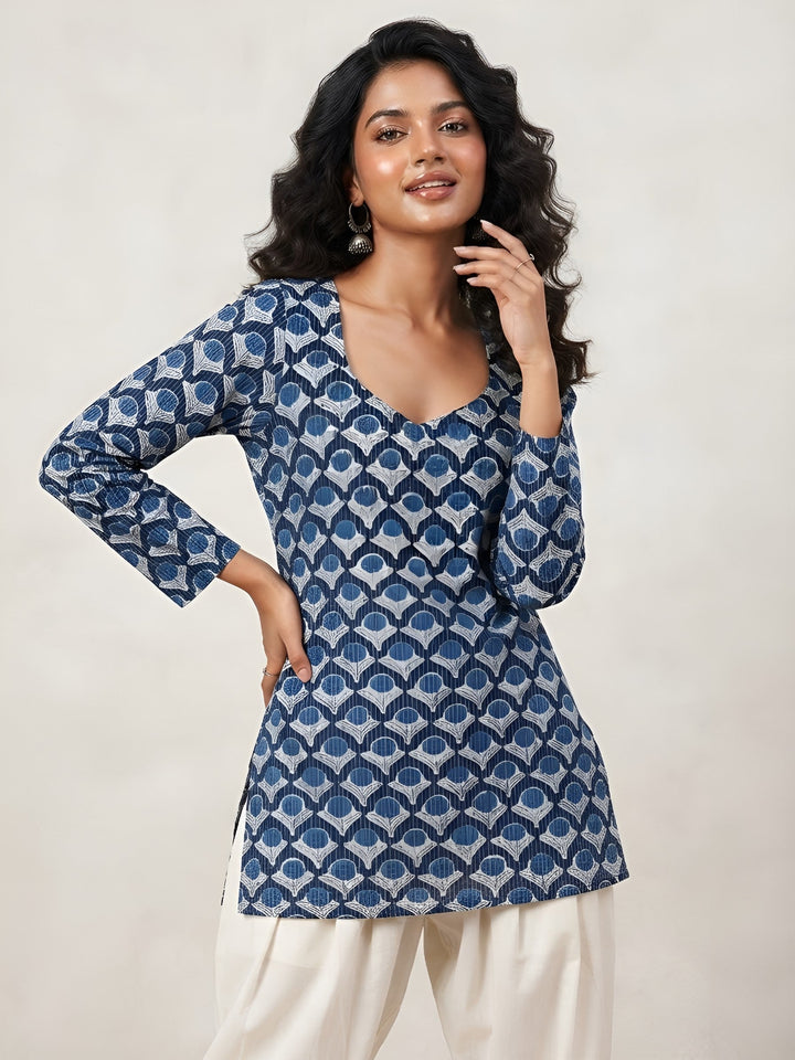 Printed Straight Kurti