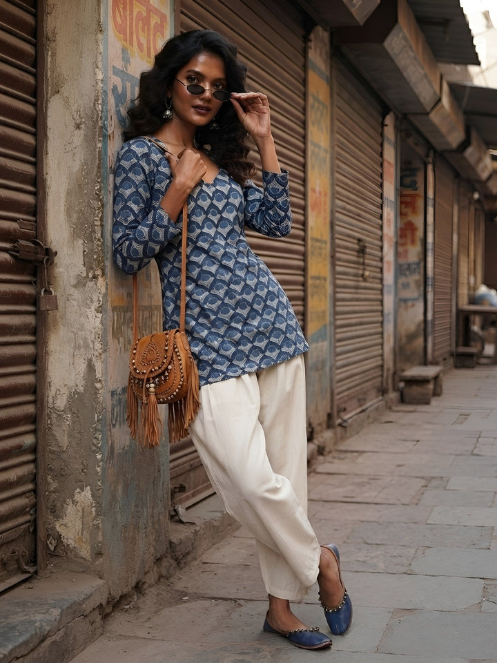 Printed Straight Kurti