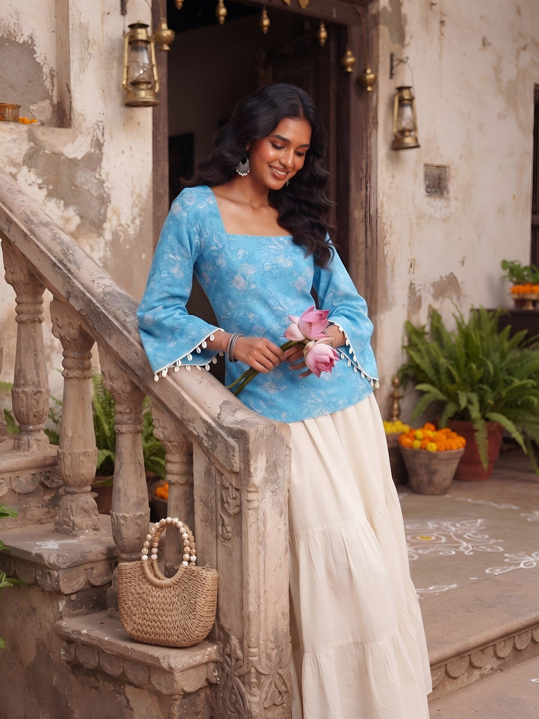 Printed Straight Kurti
