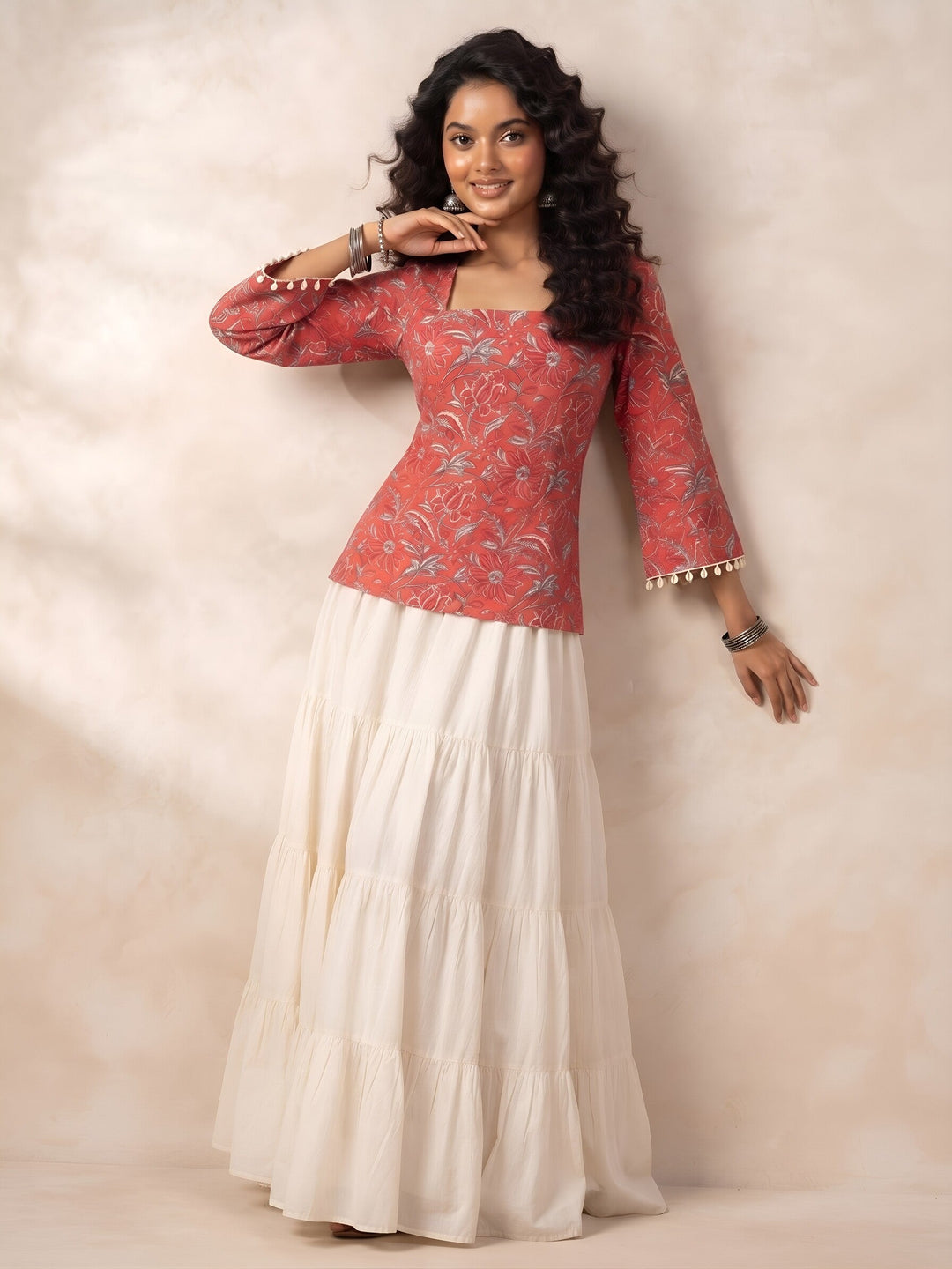 Printed Straight Kurti