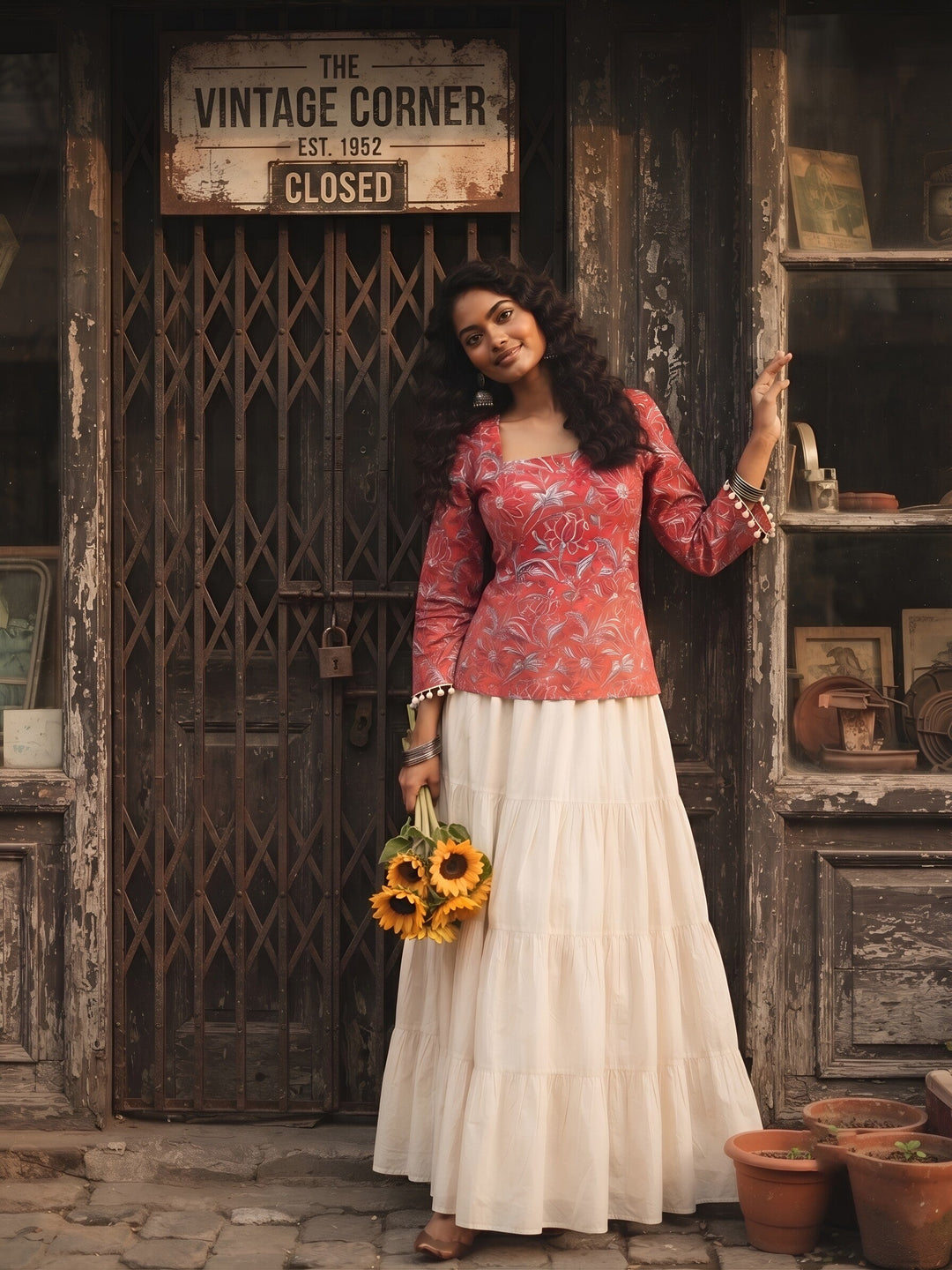 Printed Straight Kurti