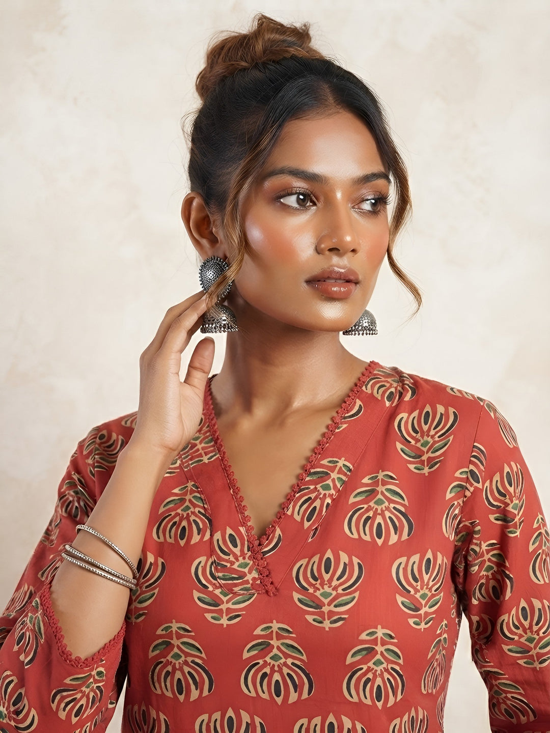 Printed Straight Kurti