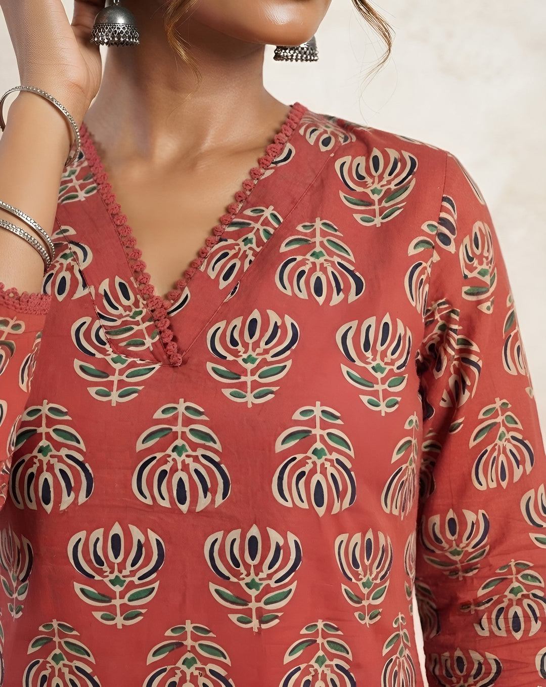 Printed Straight Kurti