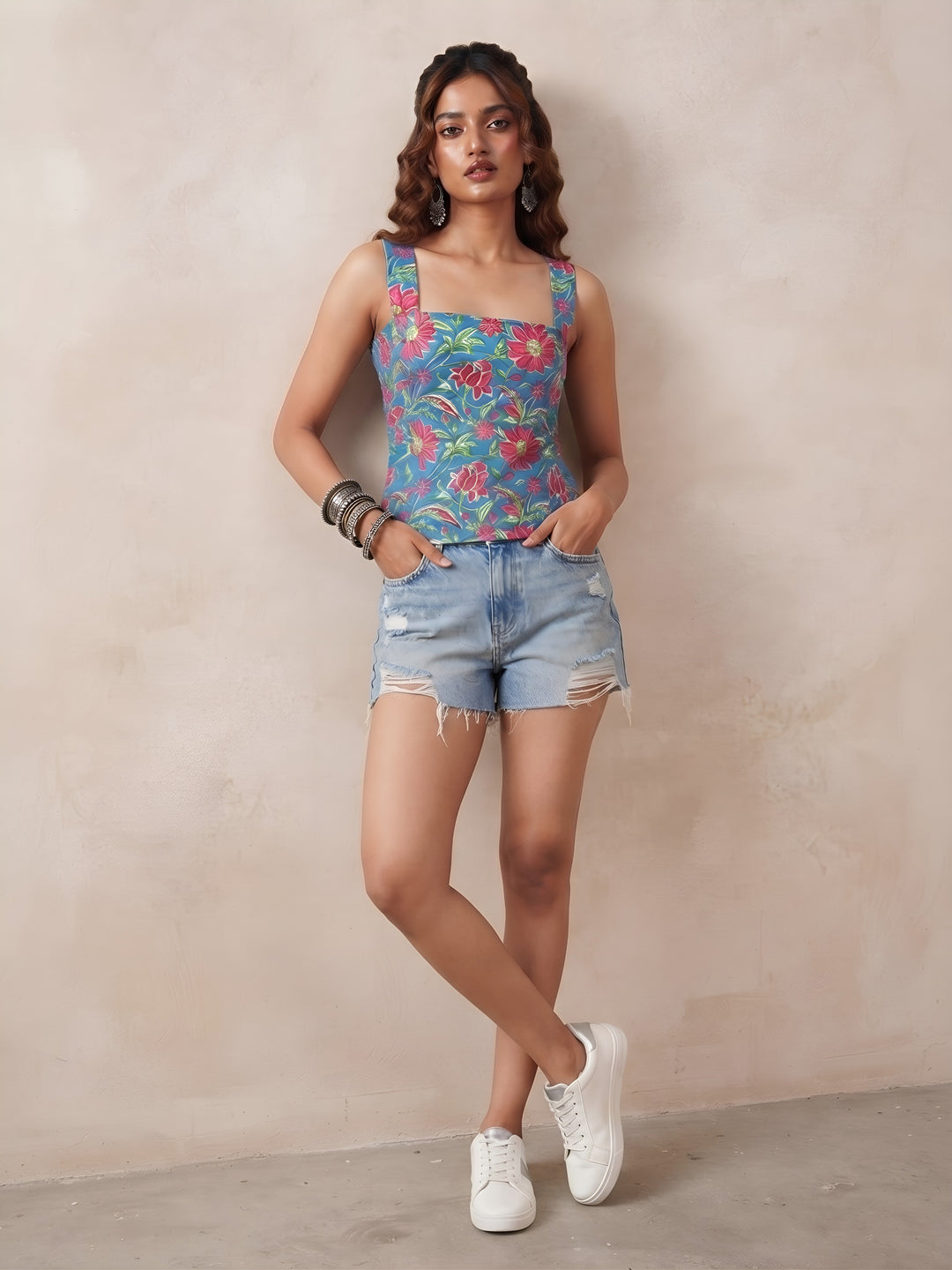 Printed Stylish Crop Top