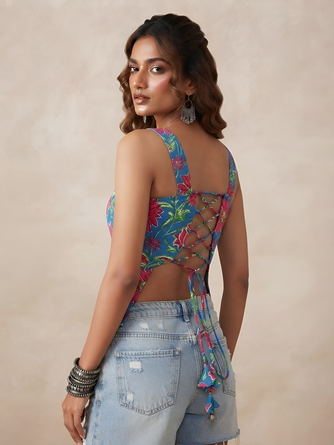 Printed Stylish Crop Top