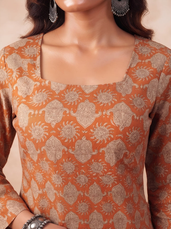 Printed Straight Kurti