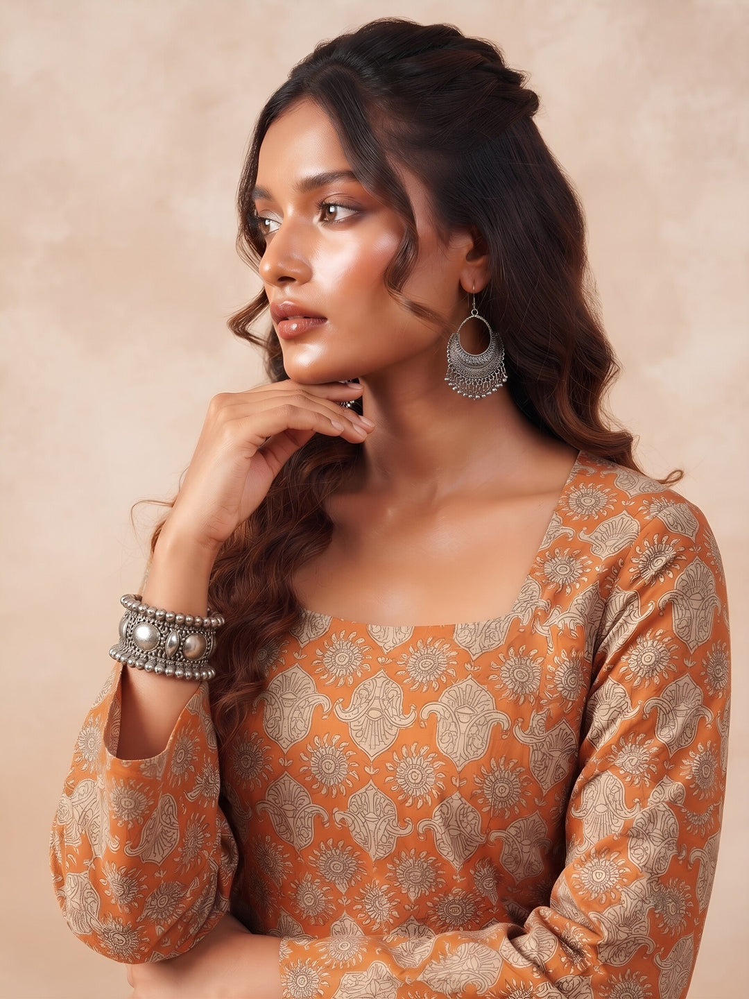 Printed Straight Kurti