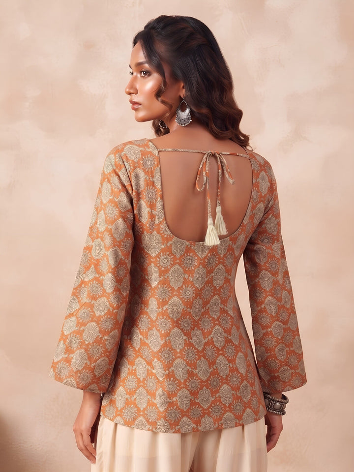 Printed Straight Kurti