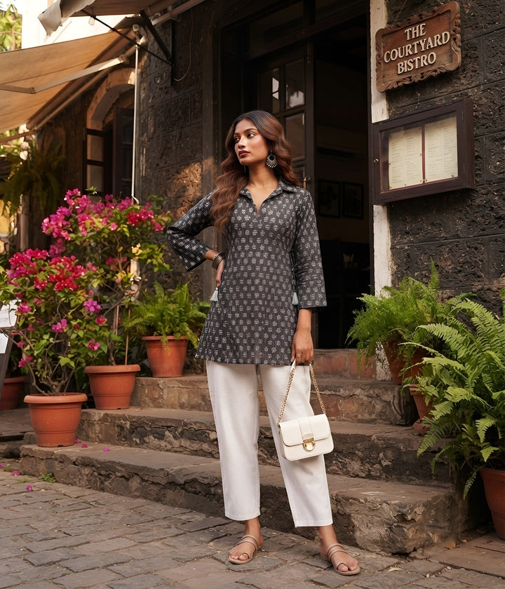 Printed Straight Kurti