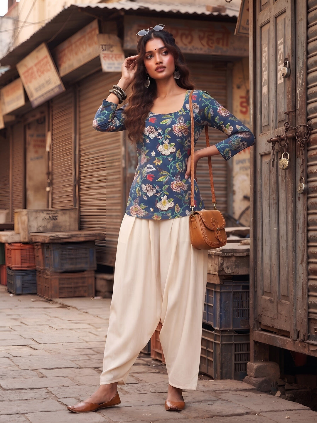 Printed Straight Kurti