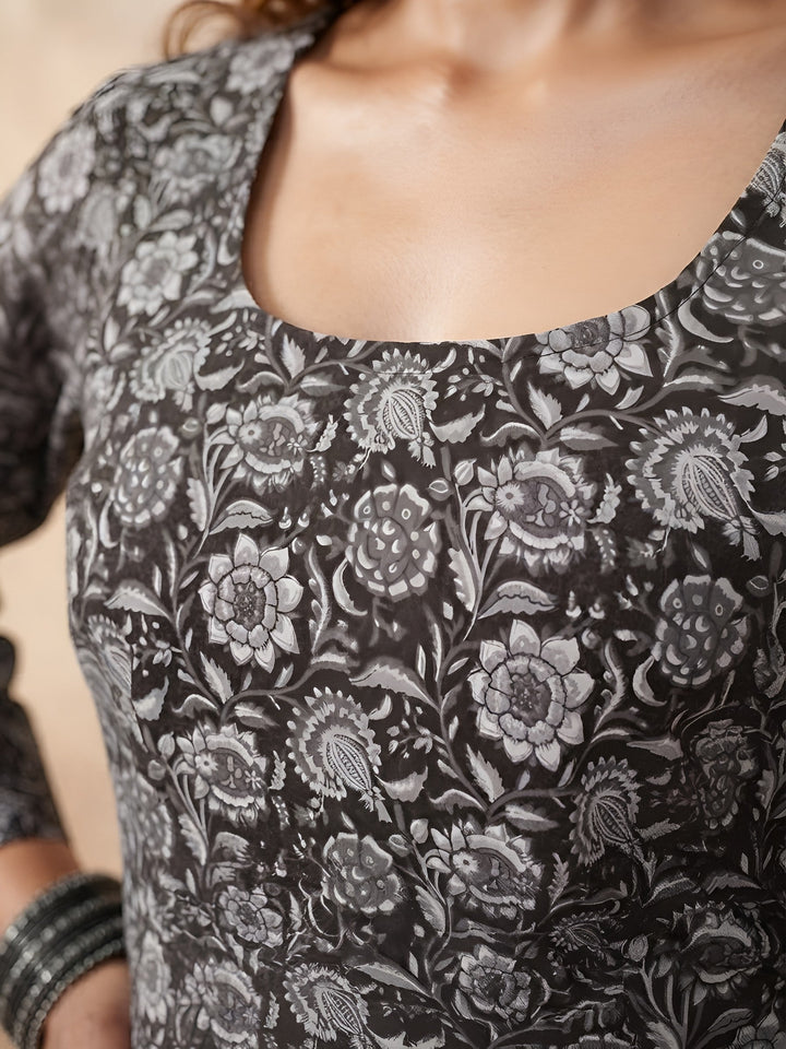 Printed Straight Kurti