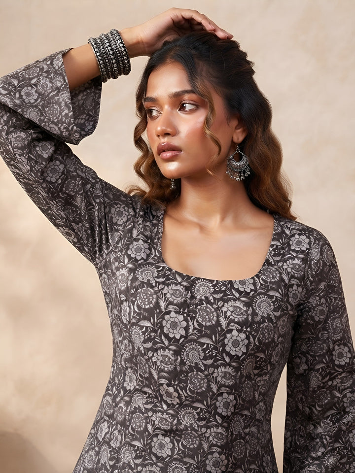 Printed Straight Kurti