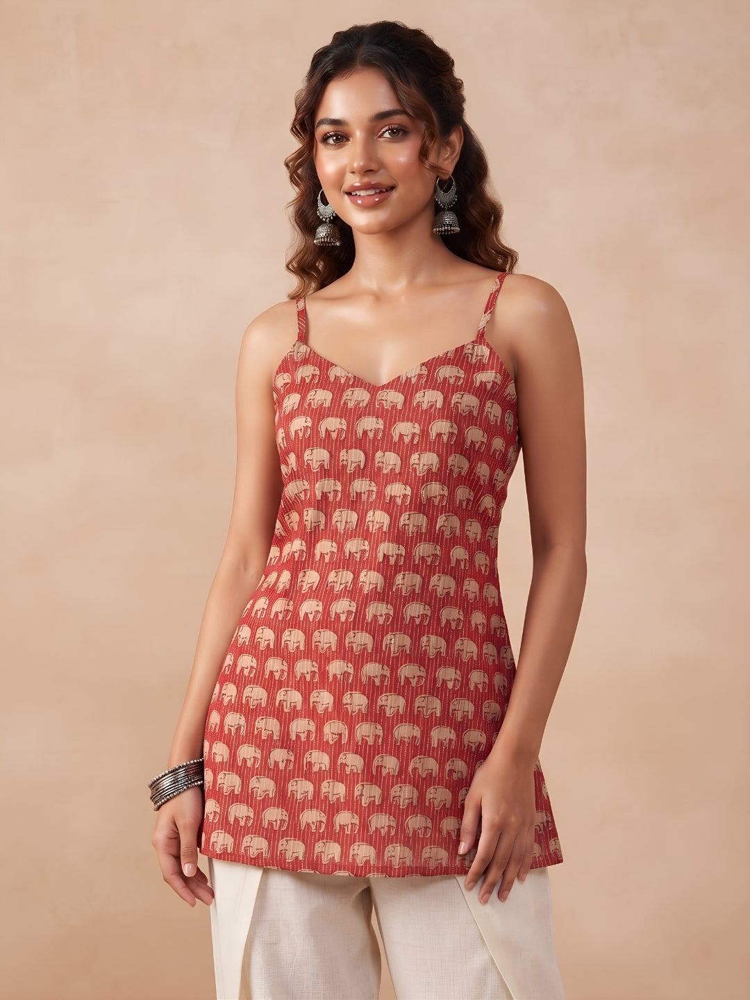 Printed Straight Kurti