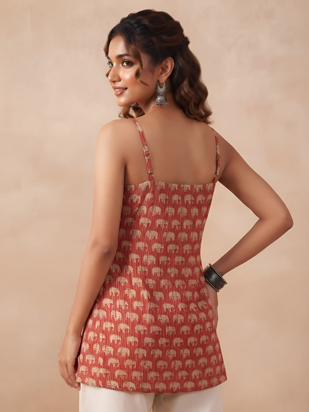 Printed Straight Kurti
