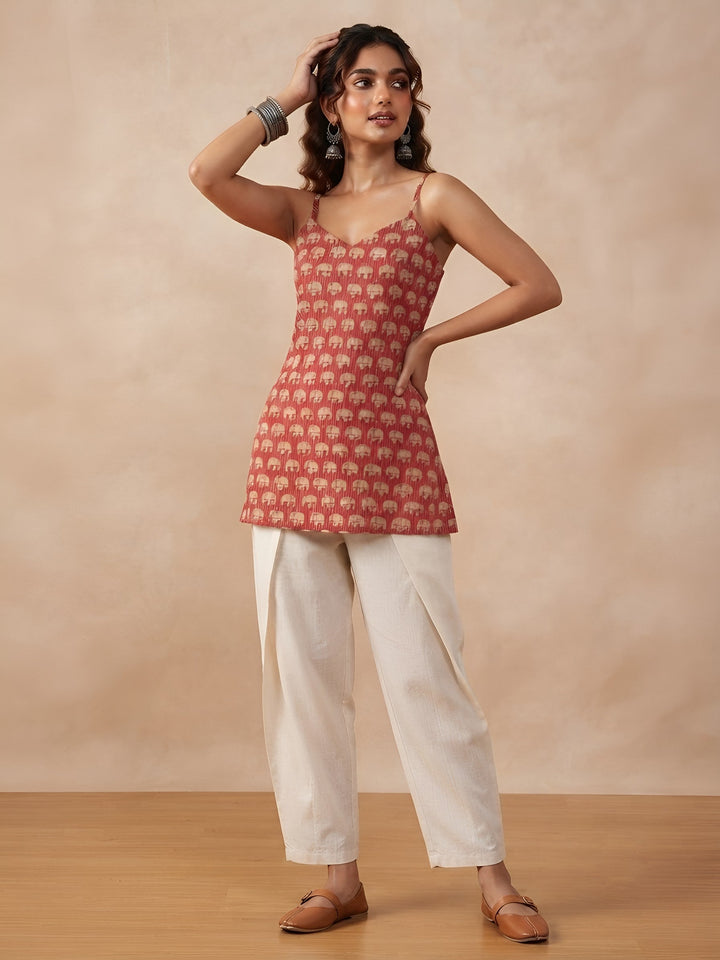 Printed Straight Kurti