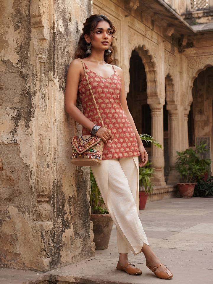Printed Straight Kurti