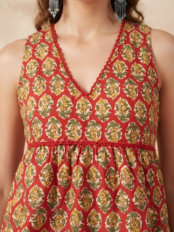 Printed Stylish Crop Top