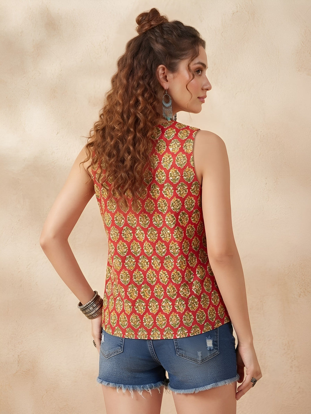 Printed Stylish Crop Top