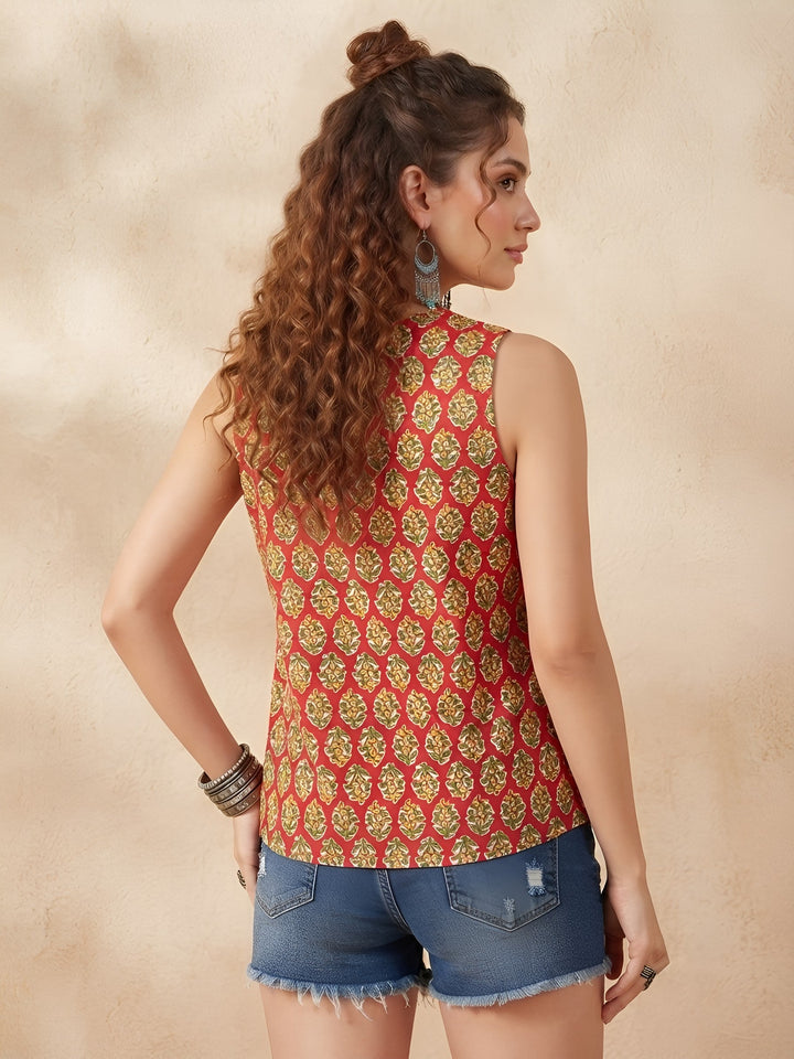 Printed Stylish Crop Top