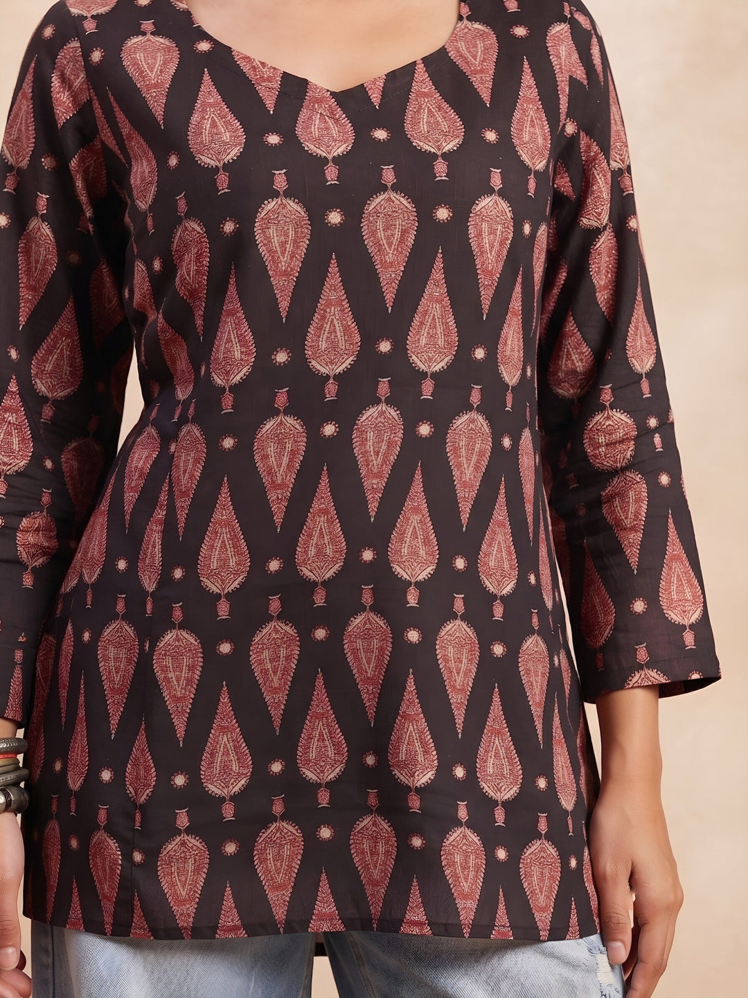 Printed Straight Kurti
