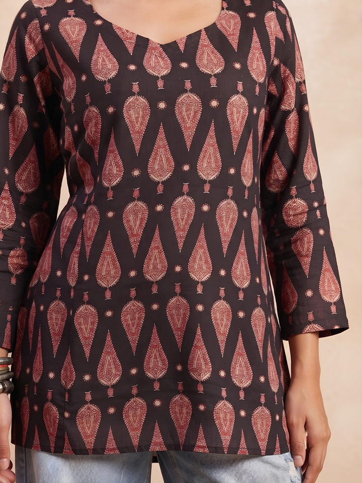 Printed Straight Kurti