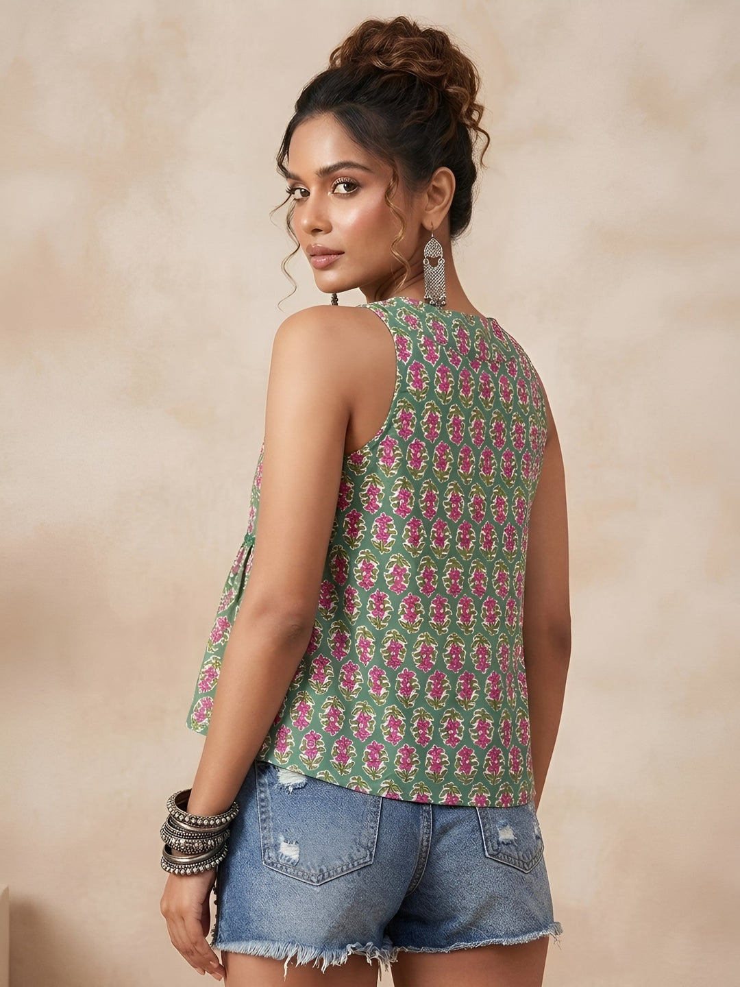 Printed Stylish Crop Top