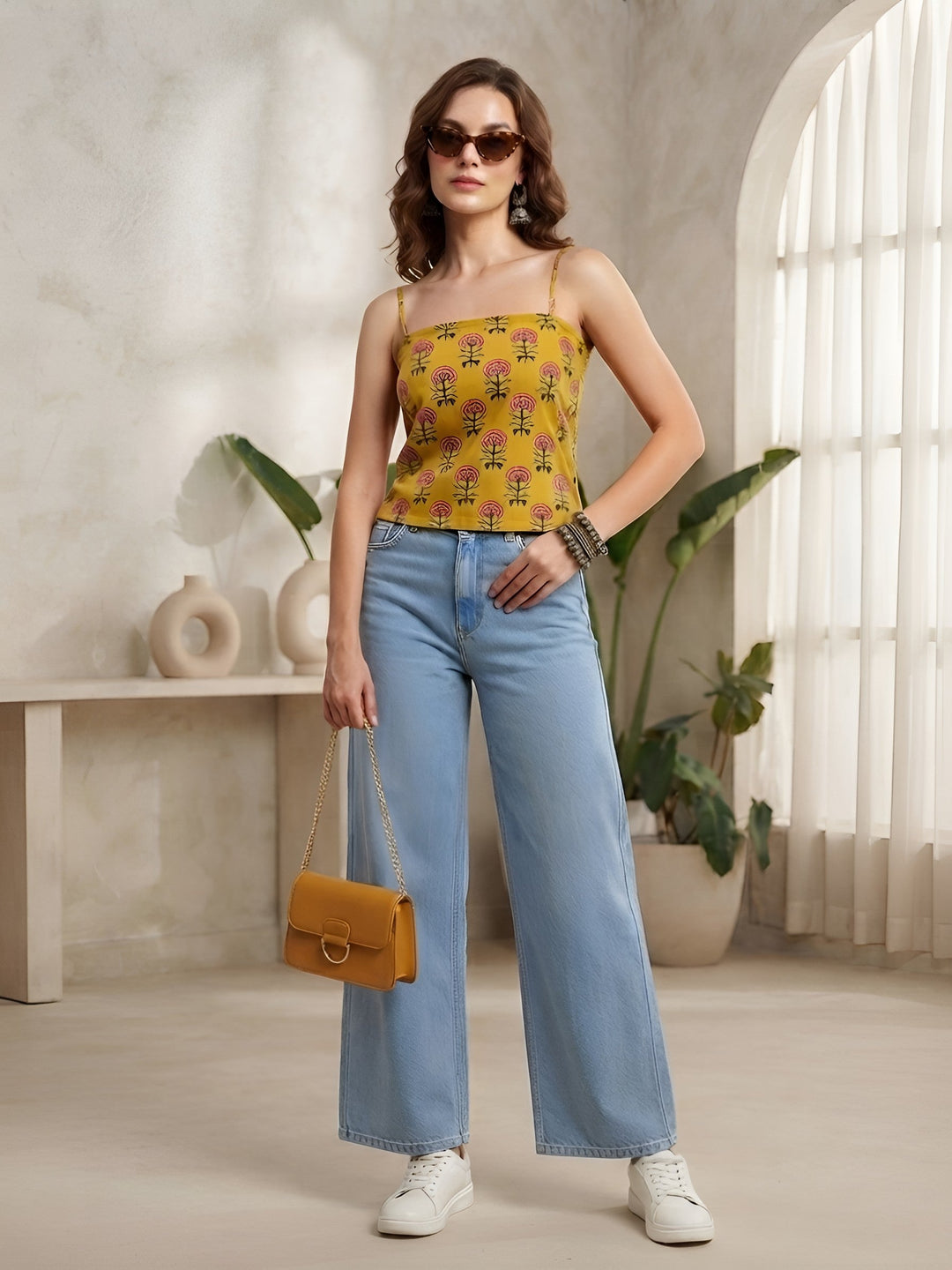 Printed Stylish Crop Top