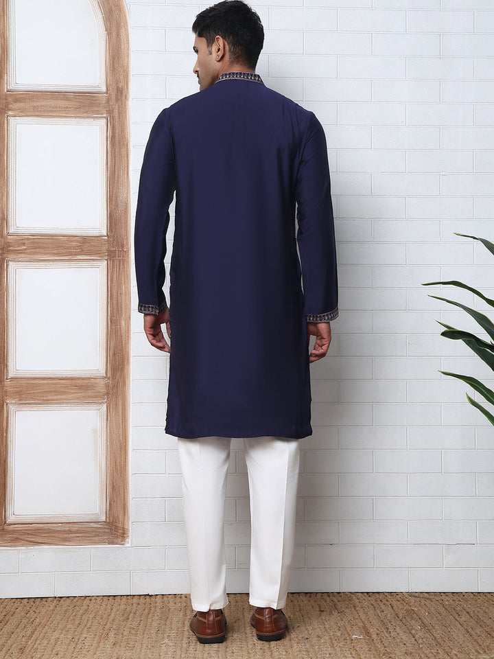 Traditional Embroidered Kurta For Men
