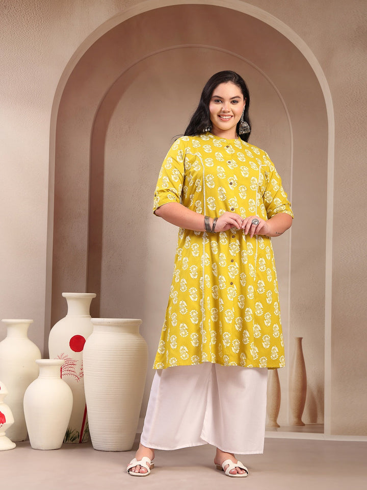 Stylum green rayon printed kurta – wholesale manufacturer &amp; exporter from India