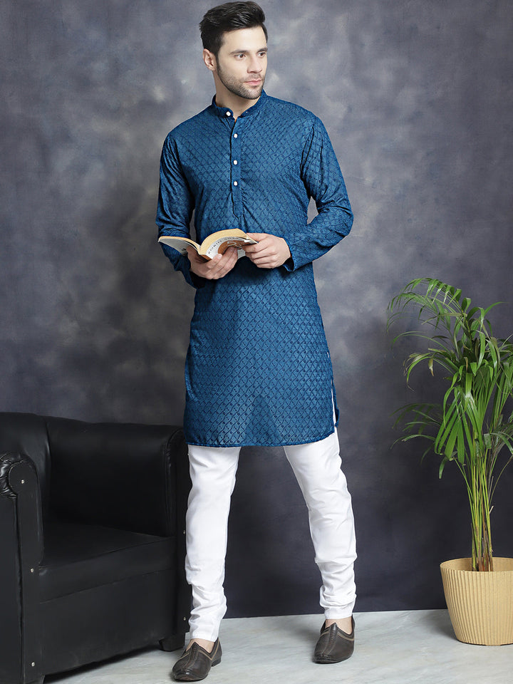 Chikankari Pure Cotton Kurta With Churidar